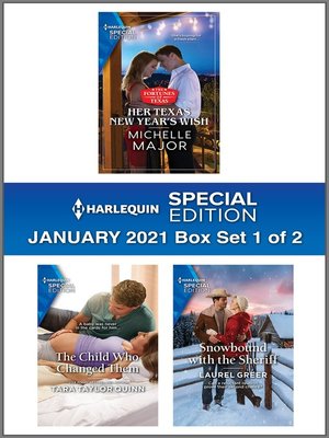 cover image of Harlequin Special Edition January 2021--Box Set 1 of 2